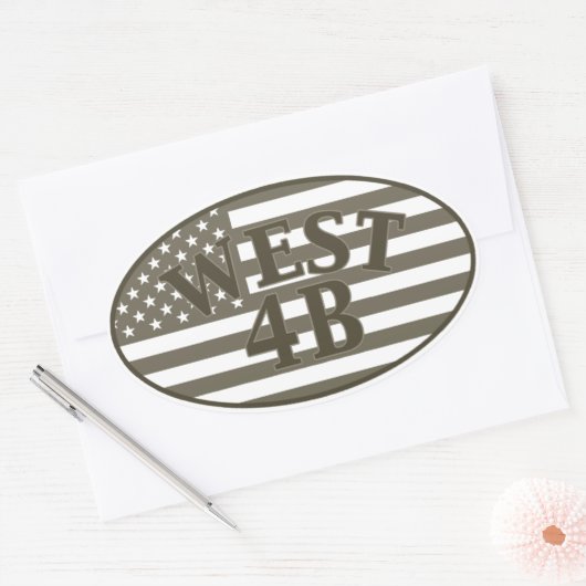 West 4B Sticker (Envelop)