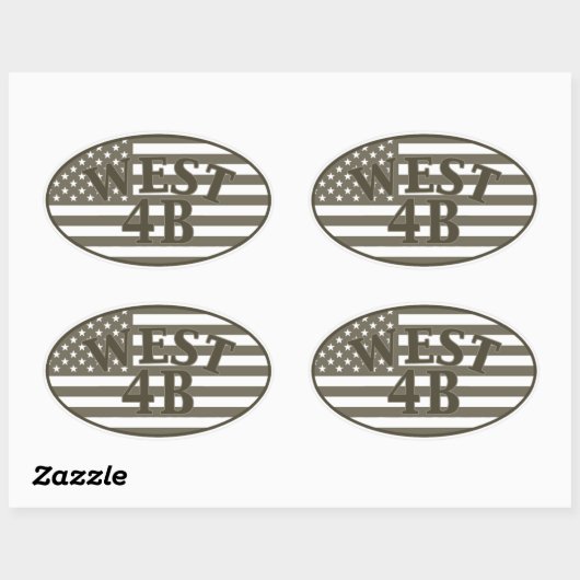 West 4B Sticker (Vel)