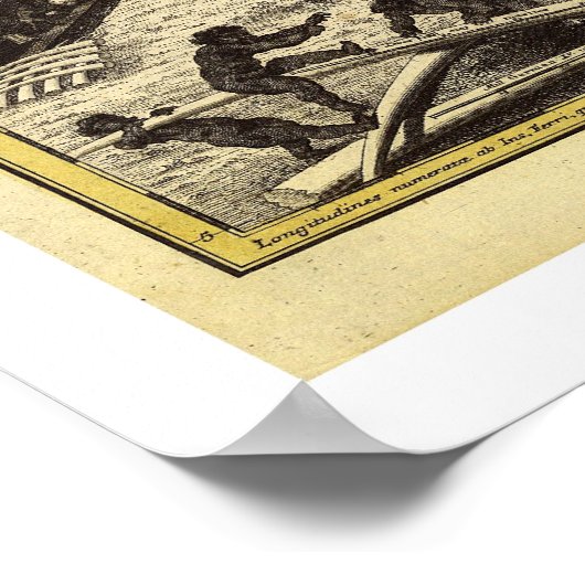 West Africa Map 1743 Poster (Hoek)