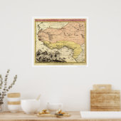 West Africa Map 1743 Poster (Keuken)