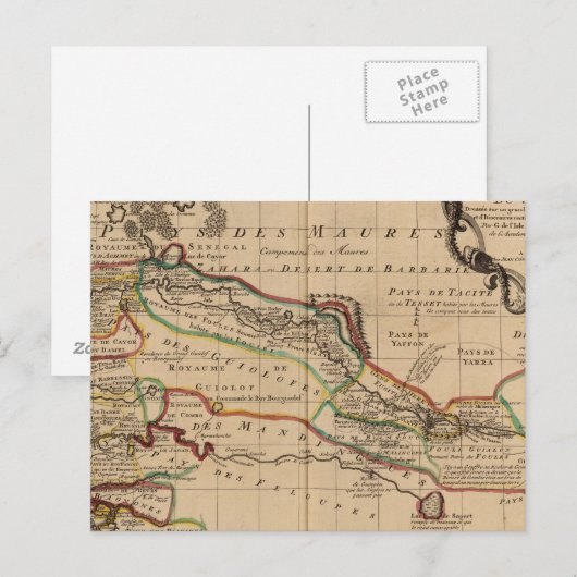 West-Afrika 3 Briefkaart (Voorkant / Achterkant)