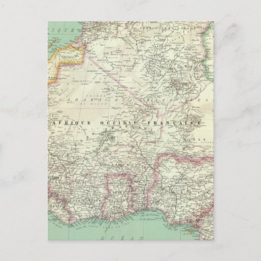 West-Afrika 4 Briefkaart (Voorkant)