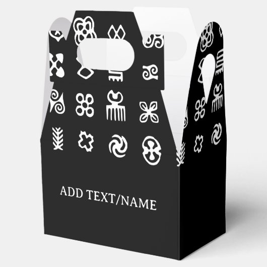 West-Afrika Adinkrasymbolen Bedankdoosjes (Geopend)