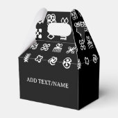 West-Afrika Adinkrasymbolen Bedankdoosjes (Voorkant Zijde)