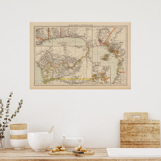 West-Afrika Poster (Keuken)