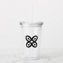 West-Afrikaans symbool (overvloed) Acryl Tumbler