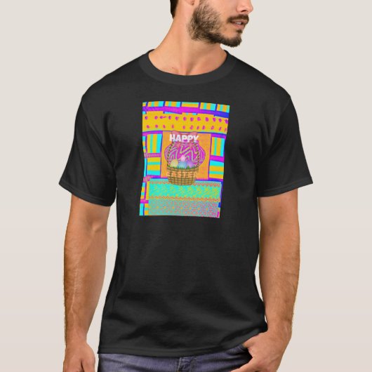West-Afrikaanse geïnspireerde paasmand en eieren k T-shirt (Voorkant)