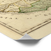  West-Afrikaanse kaart 1679 Poster (Hoek)