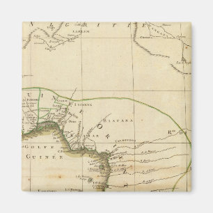 West-Afrikaanse kaart Magneet