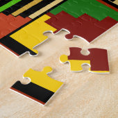 West-Afrikaanse Royal Kente Cloth Puzzle-ontwerp Legpuzzel (Zijkant)