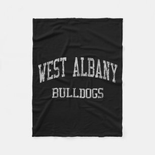 West Albany High School Hs Albany Of Vintage Srts Fleece Deken