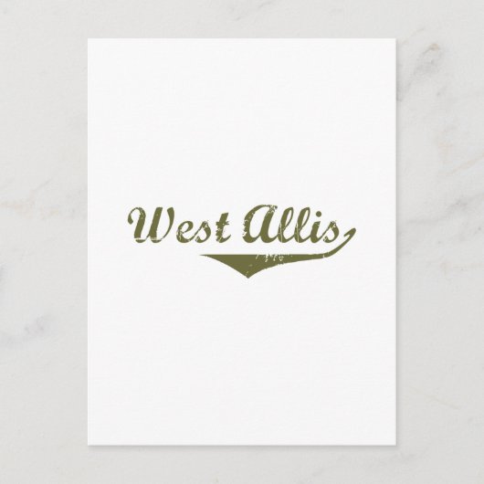 West Allis Revolutie in de shirten Briefkaart (Voorkant)