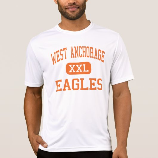 West-Anchorage - Eagles - Hoogwaardige Anchorage A T-shirt (Voorkant)