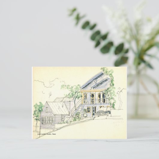 West-Austin, Austin, Texas Briefkaart (Staand voorkant)