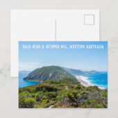 West-Australisch kustklif Natuur Landschap Briefkaart (Voorkant / Achterkant)