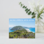 West-Australische kustklif Natuur Landschap Briefkaart (Staand voorkant)