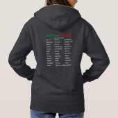 West Bank Villages and Cities Adult Hoodie (Achterkant)
