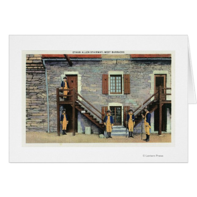 West Barracks, Ethan Allen Stairway Scene (Voorkant Horizontaal)