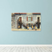 West Barracks, Ethan Allen Stairway Scene Canvas Afdruk (Insitu (Houten vloer))