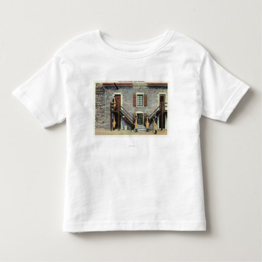 West Barracks, Ethan Allen Stairway Scene Kinder Shirts (Voorkant)