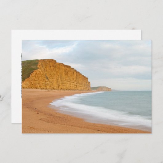 West Bay, Dorset-kaart (Voorkant / Achterkant)