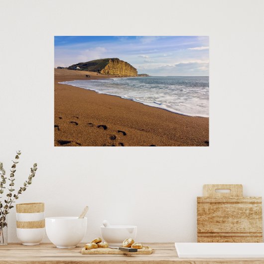 West-Bay in Dorset Poster (Keuken)