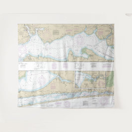West Bay naar Santa Rosa Nautical Chart 11385 Wandkleed