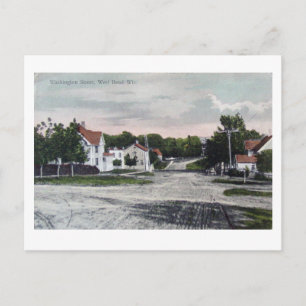 West Bend WI. Circa:1908 Briefkaart