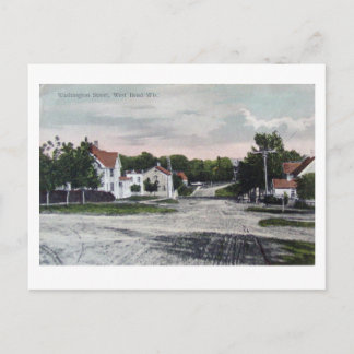 West Bend WI. Circa:1908 Briefkaart