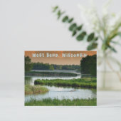 West Bend Wisconsin Briefkaart (Staand voorkant)