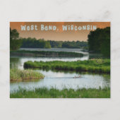 West Bend Wisconsin Briefkaart (Voorkant)