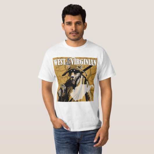 West bij God Virginiaanse T-Shirt (Voorkant volledig)