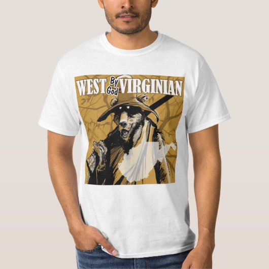 West bij God Virginiaanse T-Shirt (Voorkant)