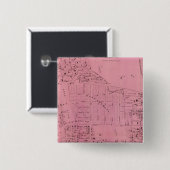 West-Boerderijen Vierkante Button 5,1 Cm (Voorkant /achterkant)