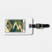 West Branch Farmington River Connecticut Kleuren Bagagelabel (Voorkant horizontaal)