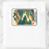 West Branch Farmington River Connecticut Kleuren Rechthoekige Sticker (Tas)