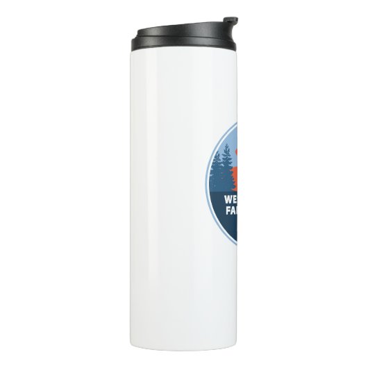 West Branch Farmington Wild and Schilderachtig Riv Thermosbeker (Gedraaid links)