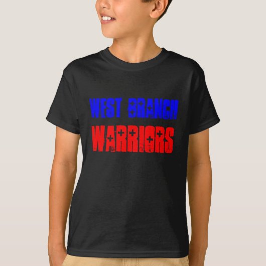 West Branch Warriors Youth T-shirt (Voorkant)