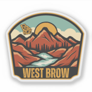 West Brow, Georgia Sticker