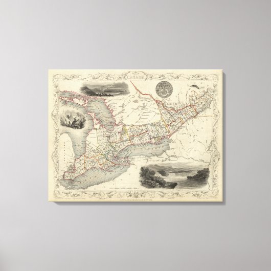 West-Canada Canvas Afdruk (Voorkant)