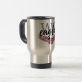 West Carroll Eagles Travel Mug Reisbeker (Voorkant links)