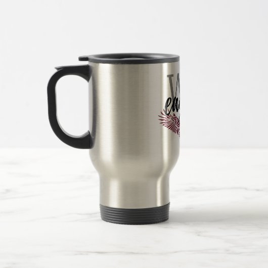 West Carroll Eagles Travel Mug Reisbeker (Links)