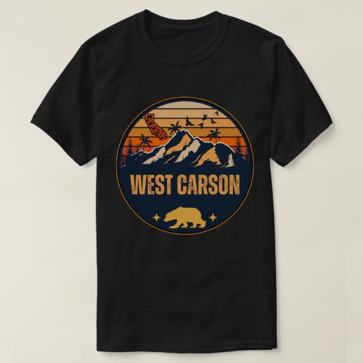 West Carson, Californië T-shirt (Design voorkant)