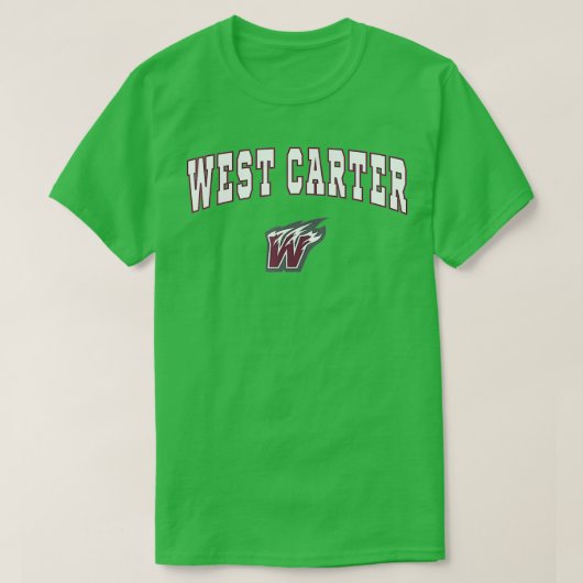 West Carter High School Comets  T-shirt (Design voorkant)