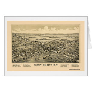West Chazy, NY Panoramic Map - 1899