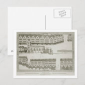 West Cheap in 1585, engrav Briefkaart (Voorkant / Achterkant)