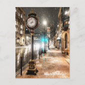 West Chester Clock Post Card Briefkaart (Voorkant)