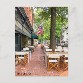 West Chester in het centrum van het briefkaart