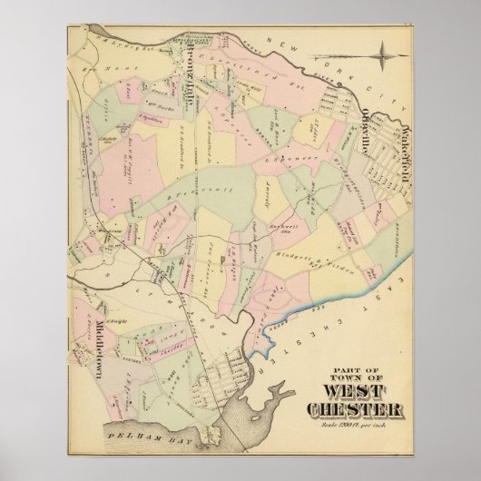 West Chester, New York Poster (Voorkant)