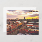 West Chester sunrise briefkaart (Voorkant / Achterkant)